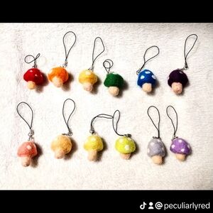 Mushroom Keychains